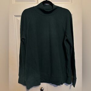 Lands’ End Dark Green Long Sleeve Top